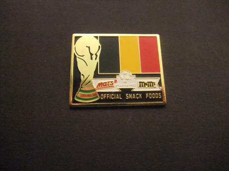 WK voetbal Italië 1990 sponsor M&M Mars deelnemer België